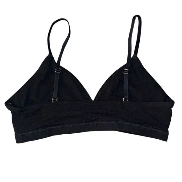 Auden Luxury‎ Collection Black Bralette Set Triangle and Bandeau Styles MED NEW - Picture 7 of 9